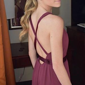 Vera Wang Maroon Gown